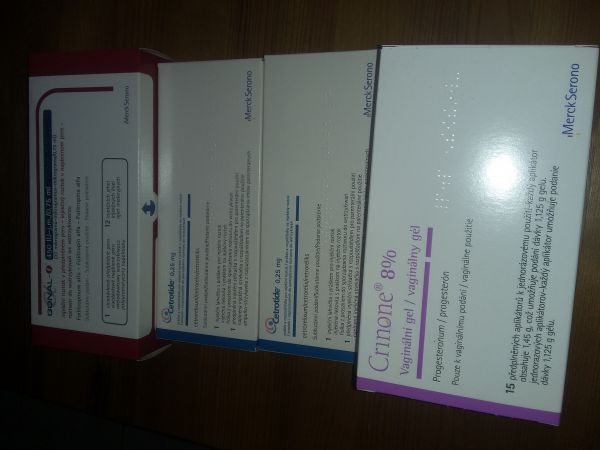 léky na IVF v bazaru na moje těhotenství